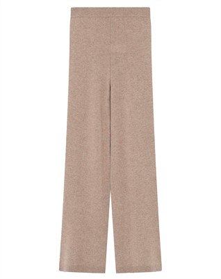 Nevin Medium Soft Wool Bukser - Beige Melange